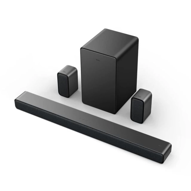 Kablosuz Subwooferlı TCL 5.1 Kanal Ses Çubuğu (Q6510) Black