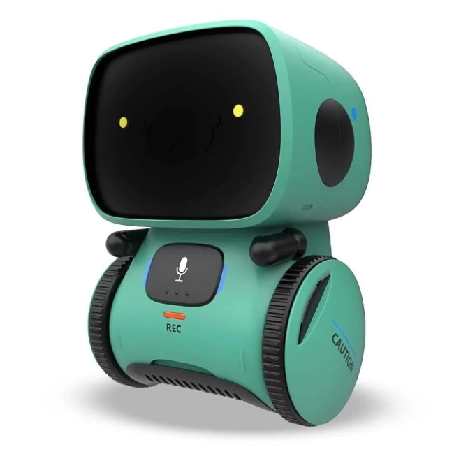 KaeKid Dokunmatik Sensörlü İnteraktif Akıllı Robot Yeşil