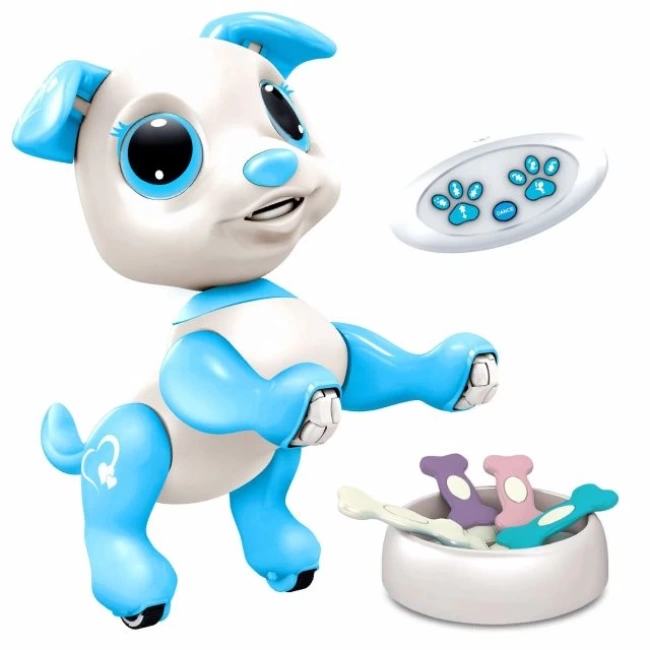 Kızlar İçin Eğlenceli Uzaktan Kumandalı Oyuncak Puppy Blue