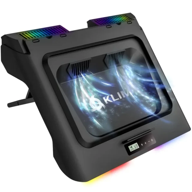 KLIM KN01 RGB Dizüstü Bilgisayar Soğutucu - 15,6-17,3 inç
