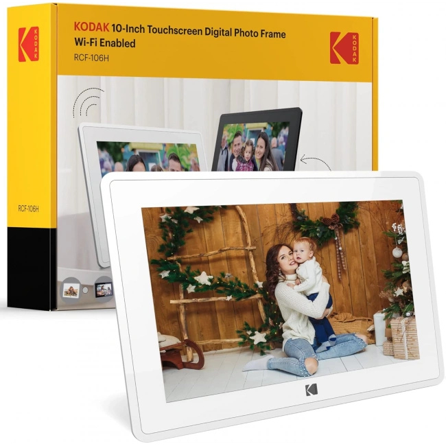 Kodak 10 Inc Dokunmatik Ekranlı Dijital Fotoğraf Çerçevesi 16GB Kumandalı