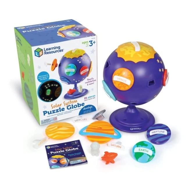 Learning Resources Güneş Sistemi Yapbozu Küre Uzay Oyuncakları