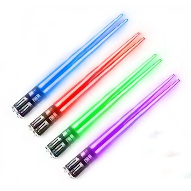 LED Parlayan Işık Sabre Yıldız Savaşları Yemek Çubukları