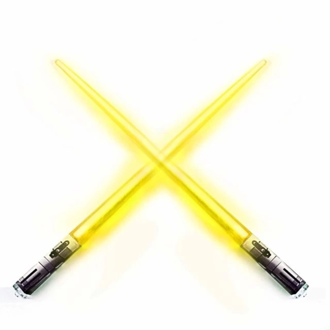 LED Parlayan Işık Sabre Yıldız Savaşları Yemek Çubukları