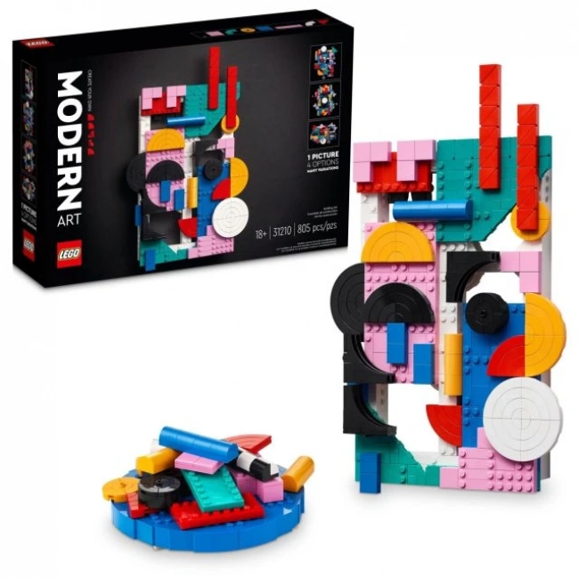 LEGO Art Modern Art 31210 Ev Dekoru Soyut Duvar Sanatı Seti