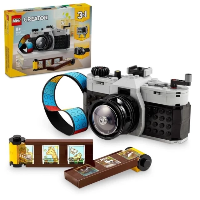 LEGO Creator 3ü 1 Arada Retro Kamera Oyuncak 31147 Multicolor