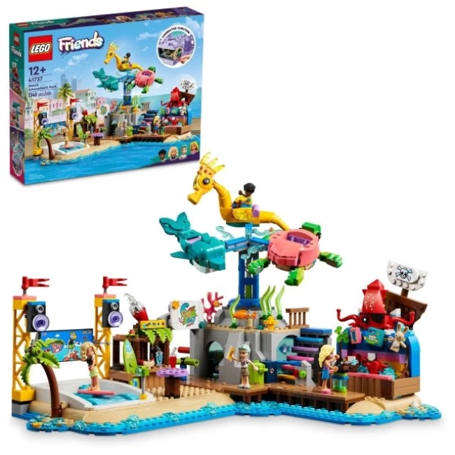 LEGO Friends Sahil Eğlence Parkı Yapı Oyuncağı 41737 Frustration-Free Packaging