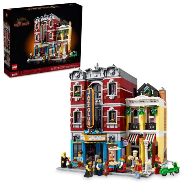 LEGO Icons Caz Kulübü Yapı Seti 10312 Standart Paketleme