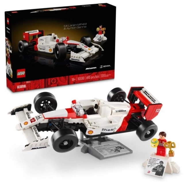 LEGO Icons McLaren MP4/4 ve Ayrton Senna Minifigürü 10330 Multicolor