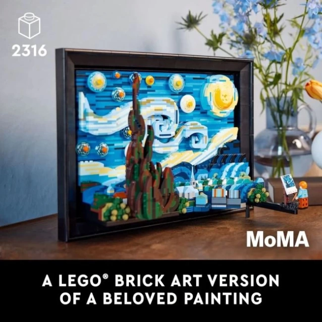 LEGO Ideas Vincent Van Gogh Yıldızlı Gece Yapı Seti