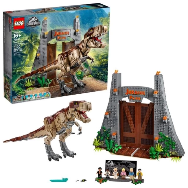 LEGO Jurassic World T. rex Rampage 75936 Yapı Seti (3120 Parça)