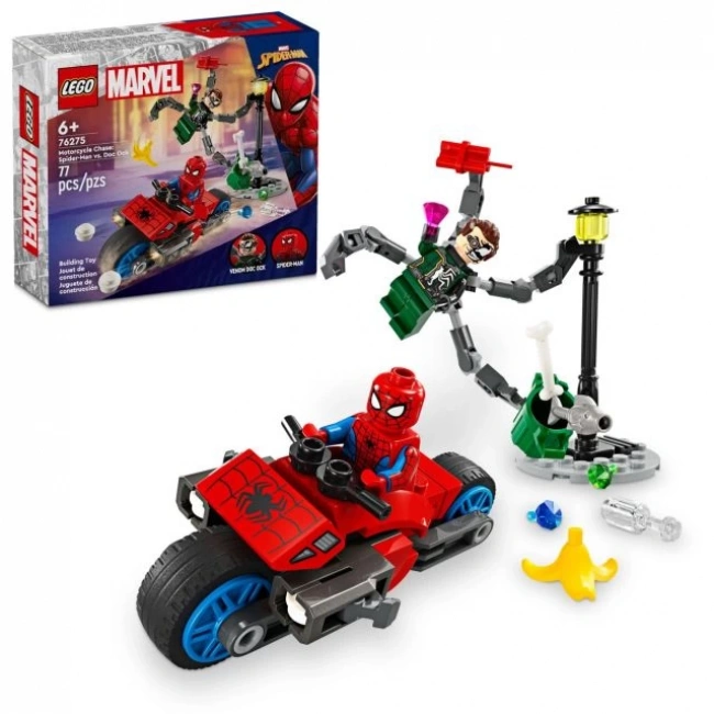 LEGO Marvel Motosiklet Takibi: Örümcek Adam Doktor Ocka Karşı 76275