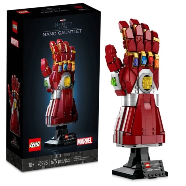LEGO Marvel Nano Eldiven Demir Adam Modeli Yapı Seti 76223