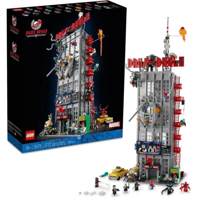 LEGO Marvel Spider-Man Daily Bugle Gazete Ofisi 76178 Yapı Seti