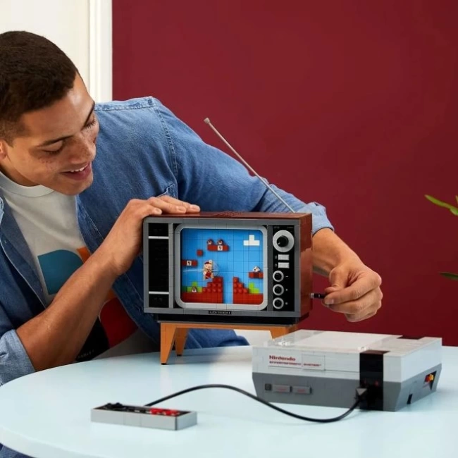 LEGO Super Mario Nintendo Eğlence Sistemi 71374 Yapı Seti Açılması Kolay Paketleme