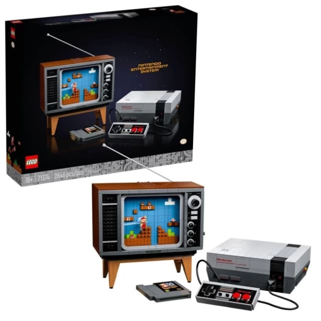 LEGO Super Mario Nintendo Eğlence Sistemi 71374 Yapı Seti Standart paketleme