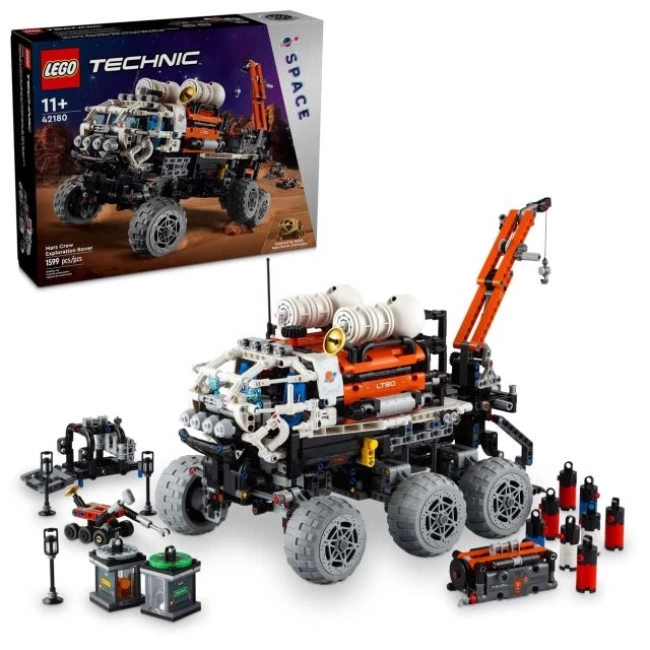 LEGO Technic Mars Mürettebat Keşif Aracı Yapı Seti 42180 Multicolor
