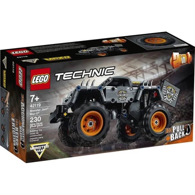 LEGO Technic Monster Jam Max-D 42119 Model Yapı Seti Multicolor