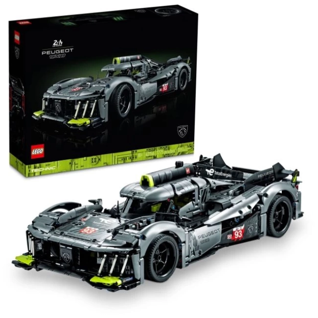LEGO Technic Peugeot 9X8 24H Le Mans Hibrit Hiper Araba 42156 Grey/Black