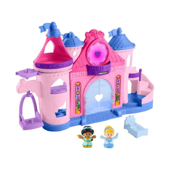 Little People - Disney Prenses Dans Eden Işıklar Kalesi Oyun Seti Çok Renkli