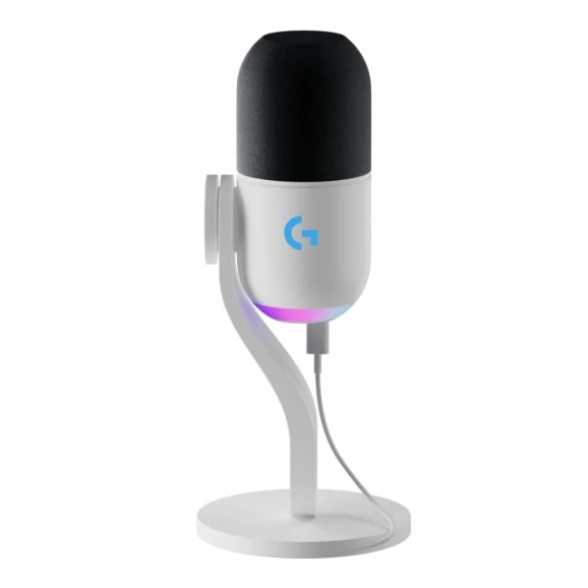 Logitech G Yeti GX Dinamik RGB Oyun Mikrofonu White Gaming Mic