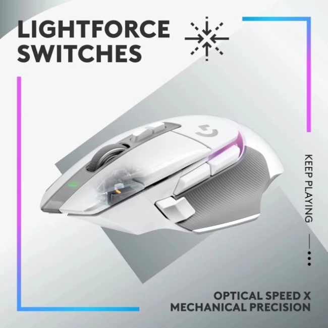 Logitech G502 X PLUS Kablosuz RGB Oyun Mouse