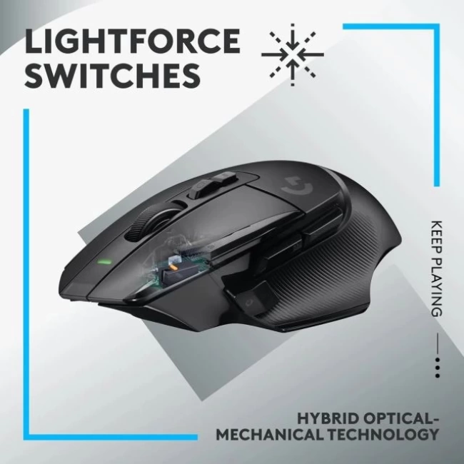 Logitech G502 X PLUS Kablosuz RGB Oyun Mouse