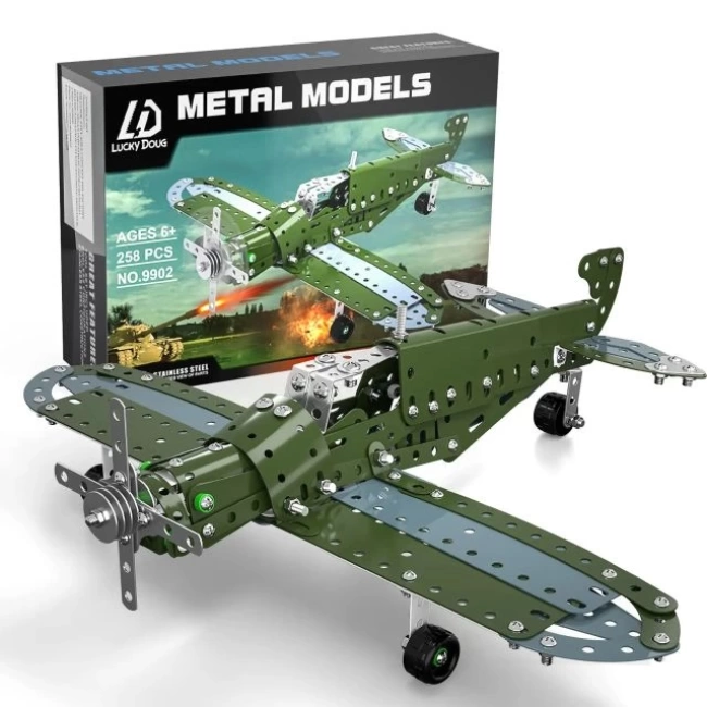 Lucky Doug Yapı Oyuncakları Uçak Model Seti - 258 Parça