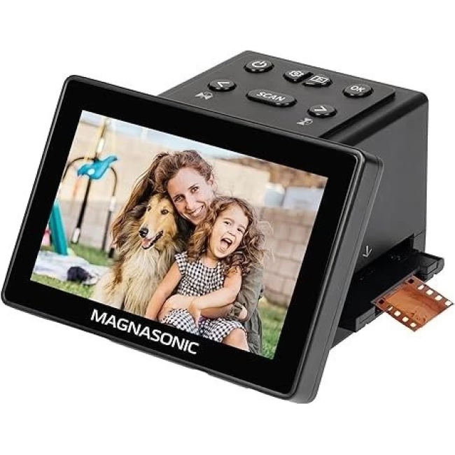 Magnasonic 25MP Film Tarayıcısı, Büyük Ekran 5 Inc