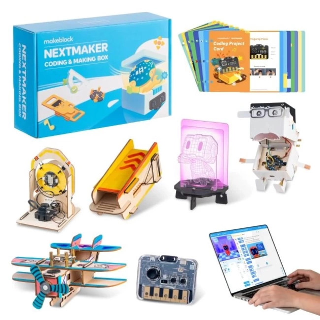 Makeblock Nextmaker 3ü 1 Arada Kodlama Kiti Seviye2/Kutu1-Kutu6
