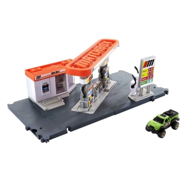 Matchbox Akaryakıt İstasyonu Oyuncak Araba Oyun Seti Fuel Station Playset