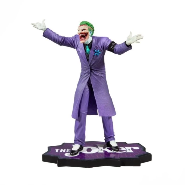McFarlane DC Direct Joker Mor Reçine Heykeli Modern