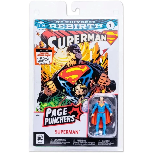 McFarlane Superman (Yeniden Doğuş) Figürü ve Çizgi Roman Wave 1