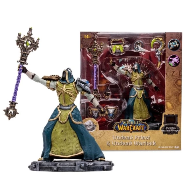 McFarlane - World of Warcraft-Undead: Priest/Warlock Figürü (Common)