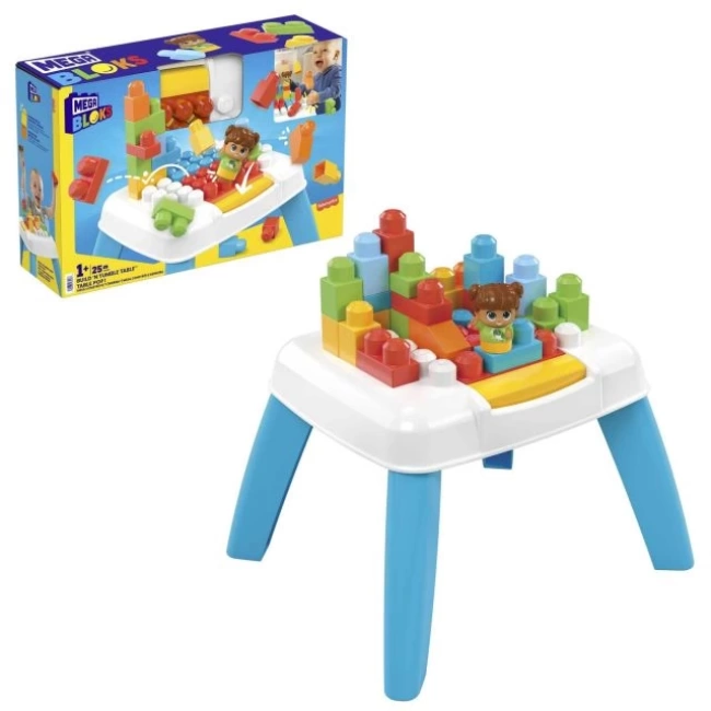 MEGA BLOKLAR Fisher Price Küçük Çocuk Yapı Taşları Build N Tumble Table