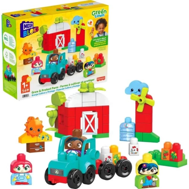 Mega BLOKS Fisher-Price Küçük Çocuk Yapı Taşları Oyuncak Seti