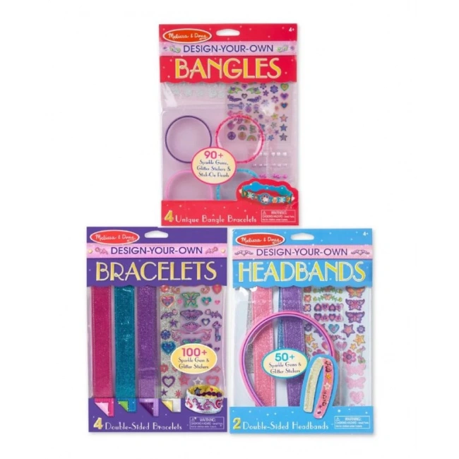 Melissa & Doug - Kendi Tasarım Bilezik, Taç, Bileklik Seti