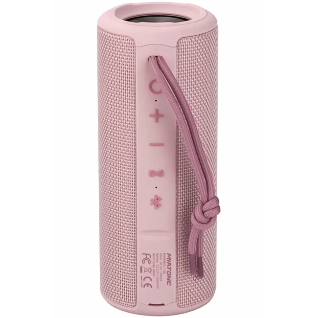 MIATONE Bluetooth Hoparlörler Kablosuz Su Geçirmez Pembe