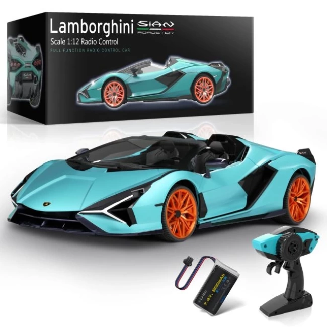 Miebely Lamborghini 1:12 Ölçekli Uzaktan Kumandalı Araba Blue
