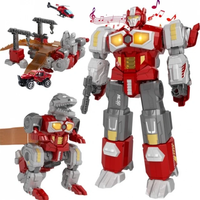 Miebely Transformers Dinozor Robot Aksiyon Figürleri
