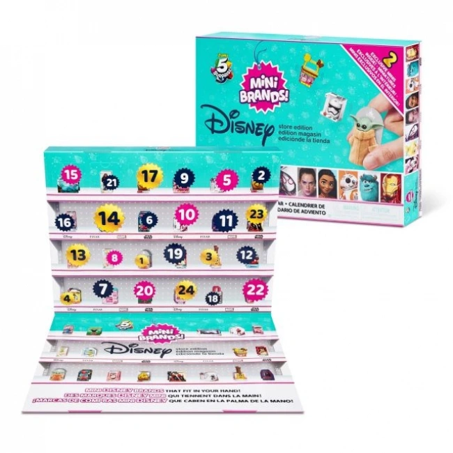 Mini Markalar ZURUdan Disney Miniler Sınırlı Üretim Advent Takvimi