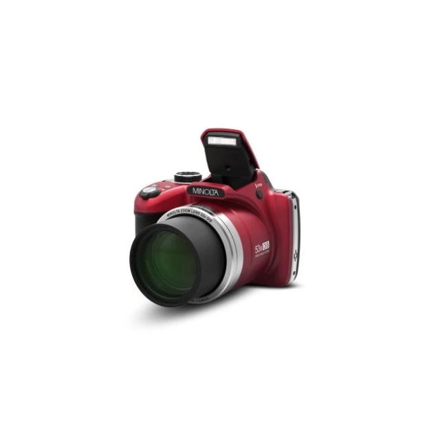 Minolta Pro Shot 16 Mega Piksel HD Dijital Kamera Kırmızı