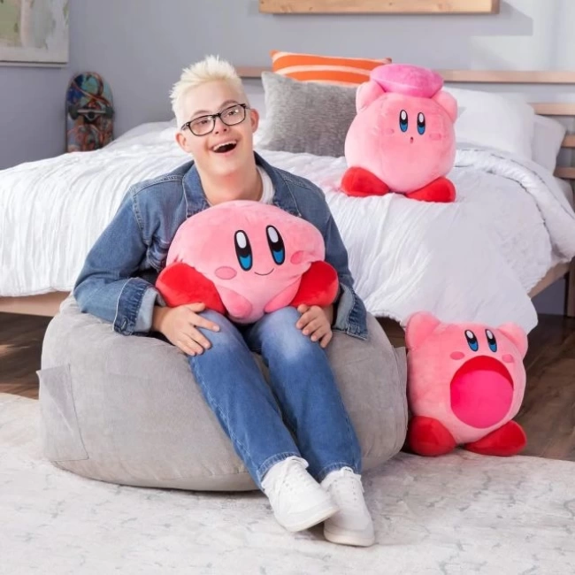 Mocchi-Mocchi Kirby 38 cm Peluş Inhaling Kirby