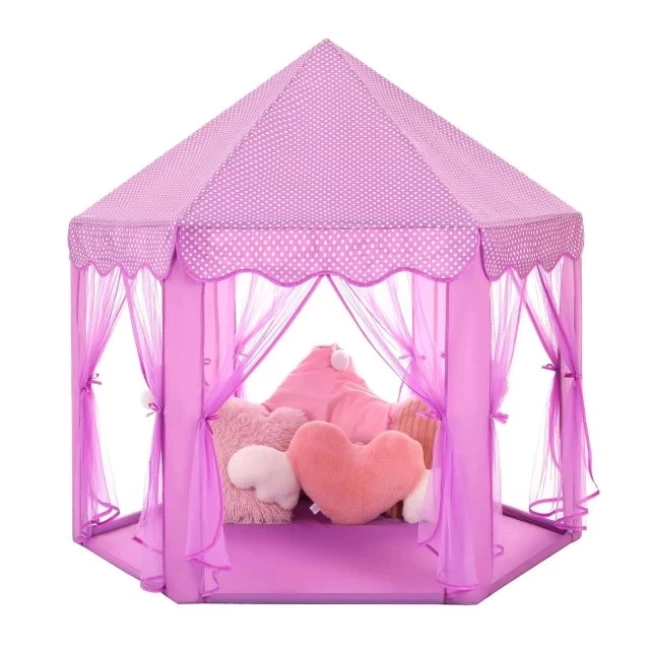 Monobeach Prenses Çadırı 05 Purple Tent with Little Star Lights