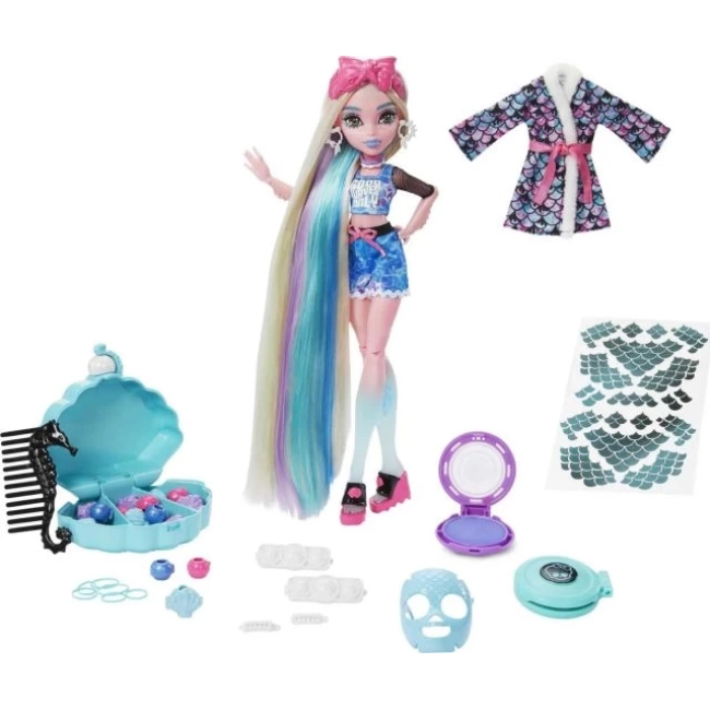 Monster High Bebeği Lagoona Mavi Spa Günü Blue,purple