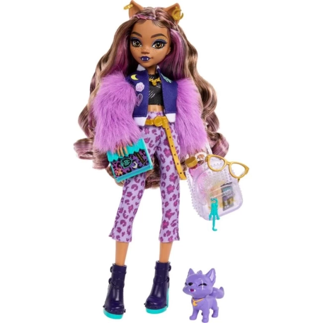 Monster High Clawdeen Wolf Moda Bebeği ve Evcil Köpek