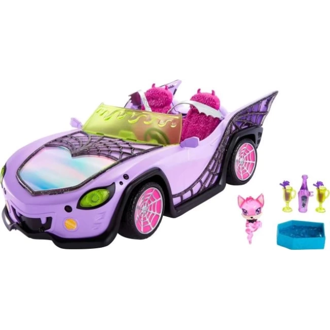 Monster High Oyuncak Araba Ghoul Mobile Evcil Hayvanlı Car