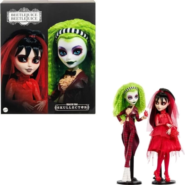 Monster High Skullector Betelgeuse ve Lydia Deetz Bebekleri