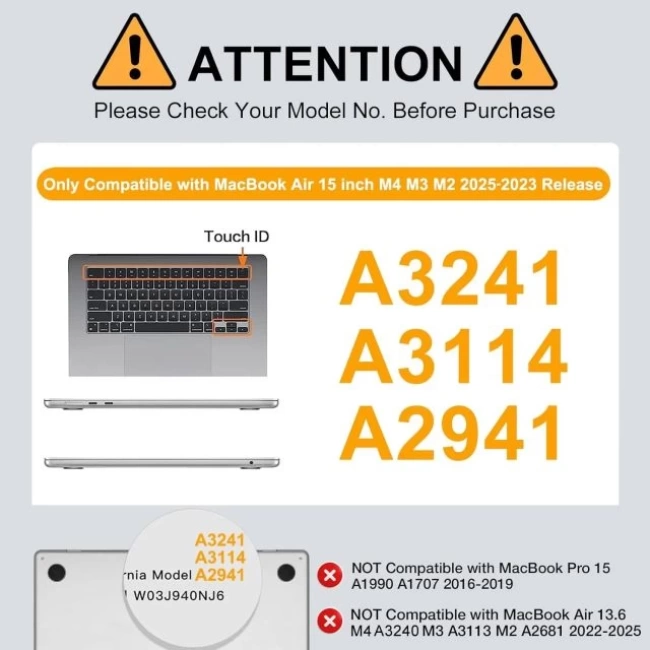 MOSISO MacBook Air 15 inç ile Uyumlu Kılıf