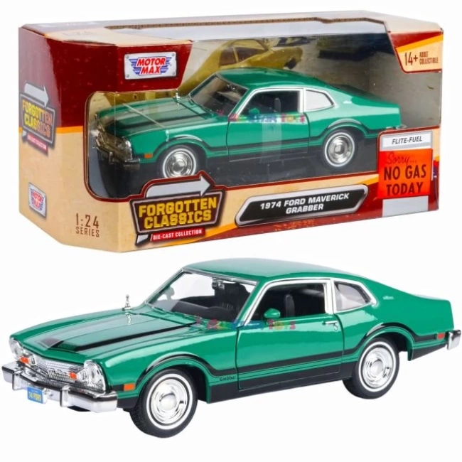Motormax 1974 Ford Maverick Grabber Pres Döküm Model Araba Yeşil